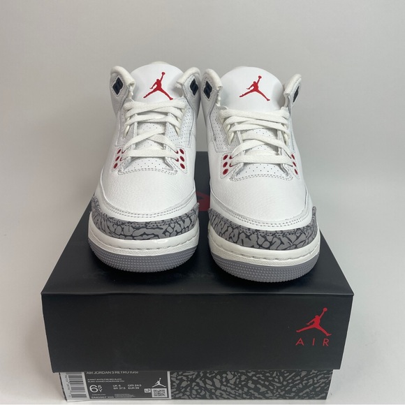 Nike Air Jordan 3 Retro GS Reimagined “White Cement” 2023 - Picture 2 of 4